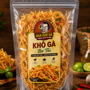 Khô gà bơ tỏi