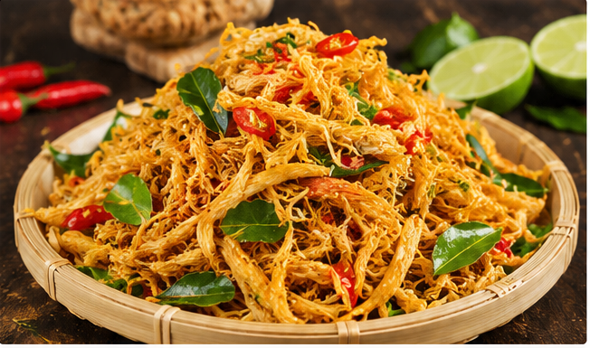 khô gà lá chanh